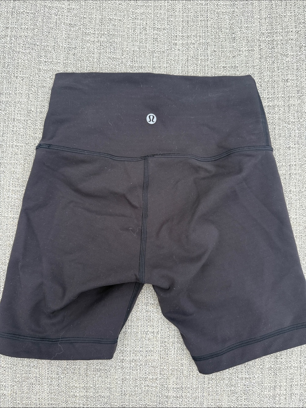 Lululemon High-Waist Black Athletic Biker Shorts sz4